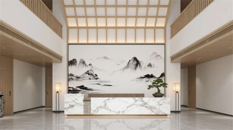 禅意共生，合肥4000平湖畔雅居酒店设计